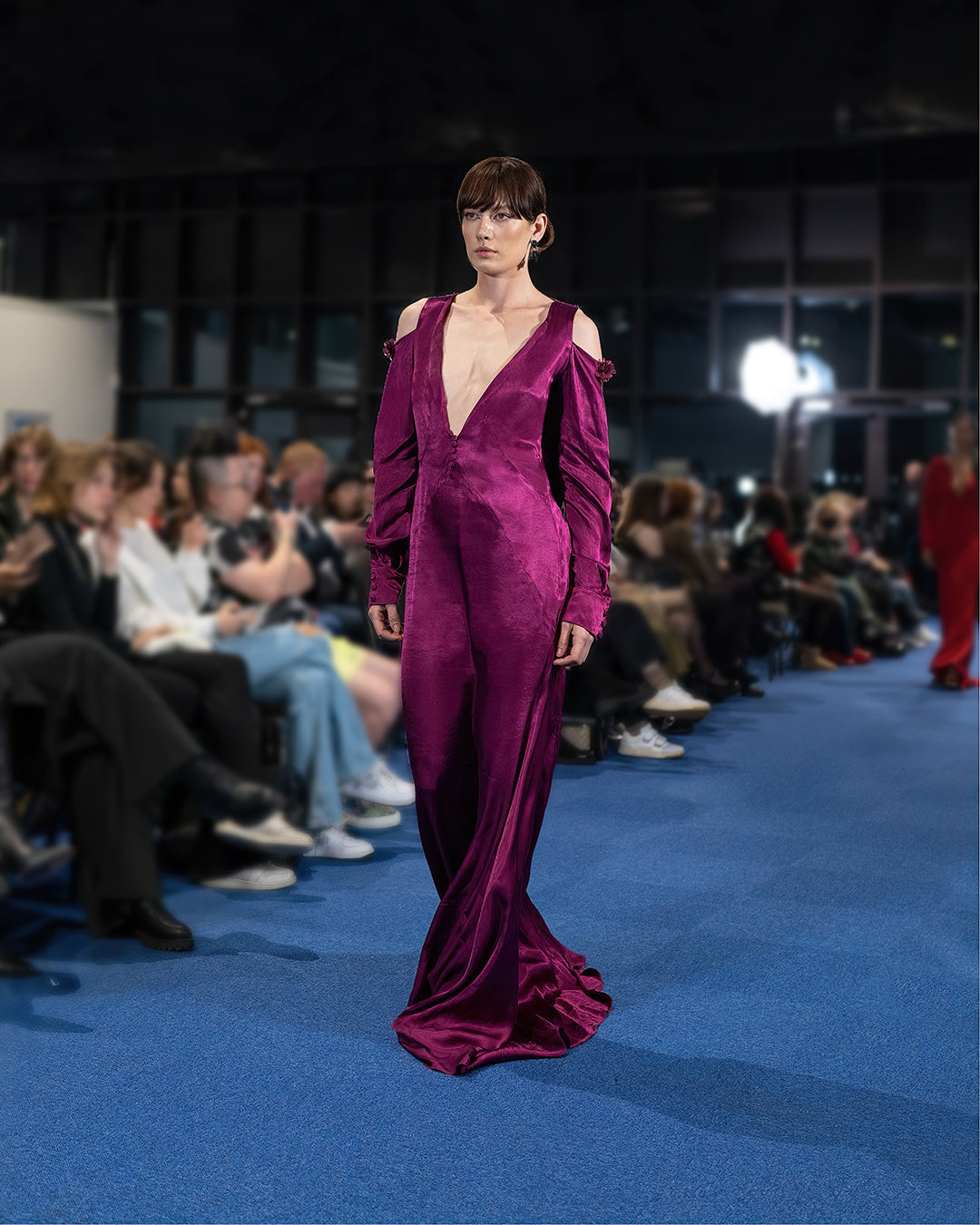 'The Victory Bloom' Silk Dress