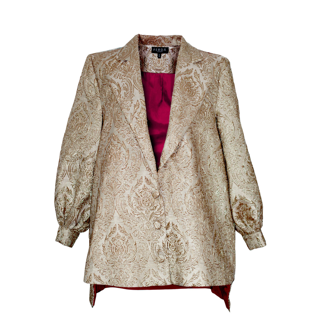 Jacquard Gold Victory Coat