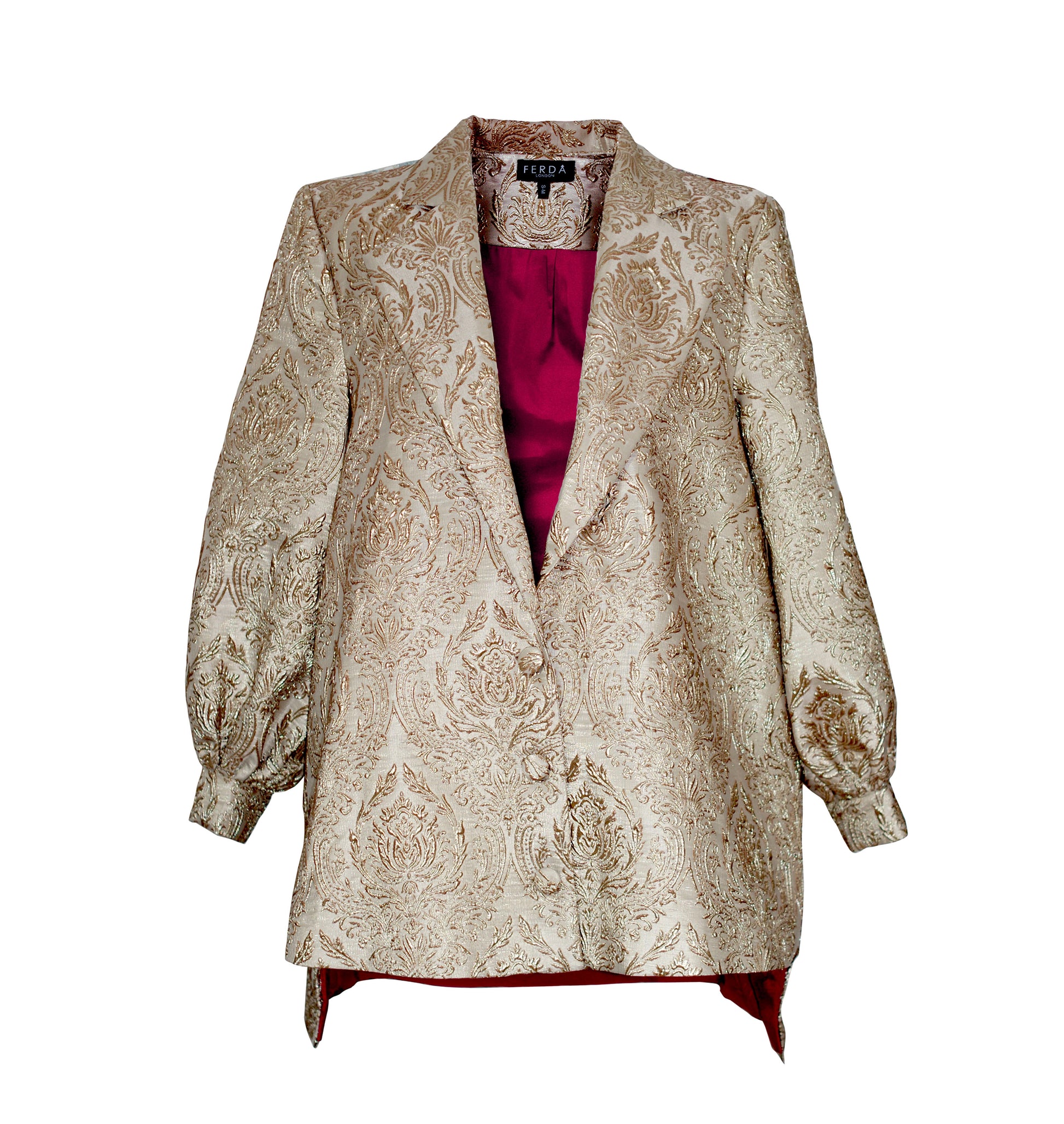 Jacquard Gold Victory Coat