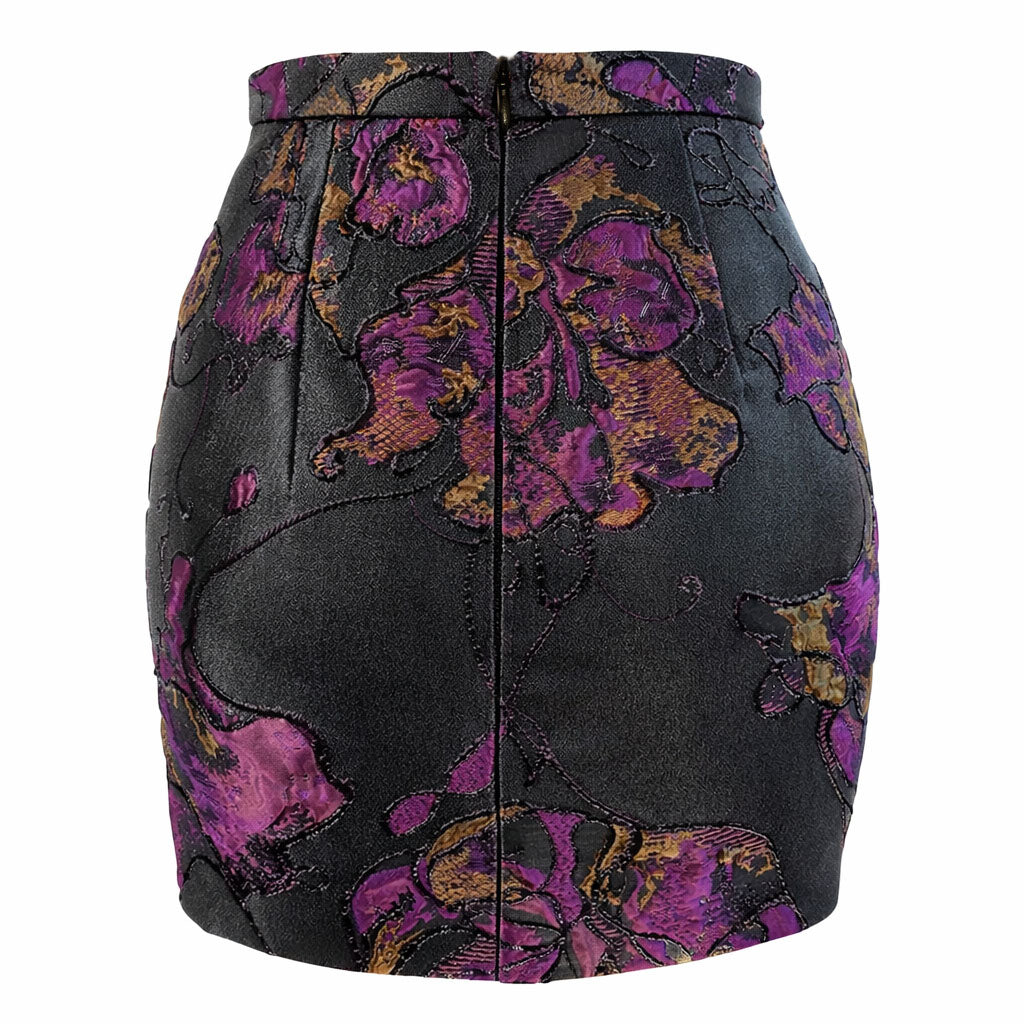 Victory Jacquard Tall Mini Skirt