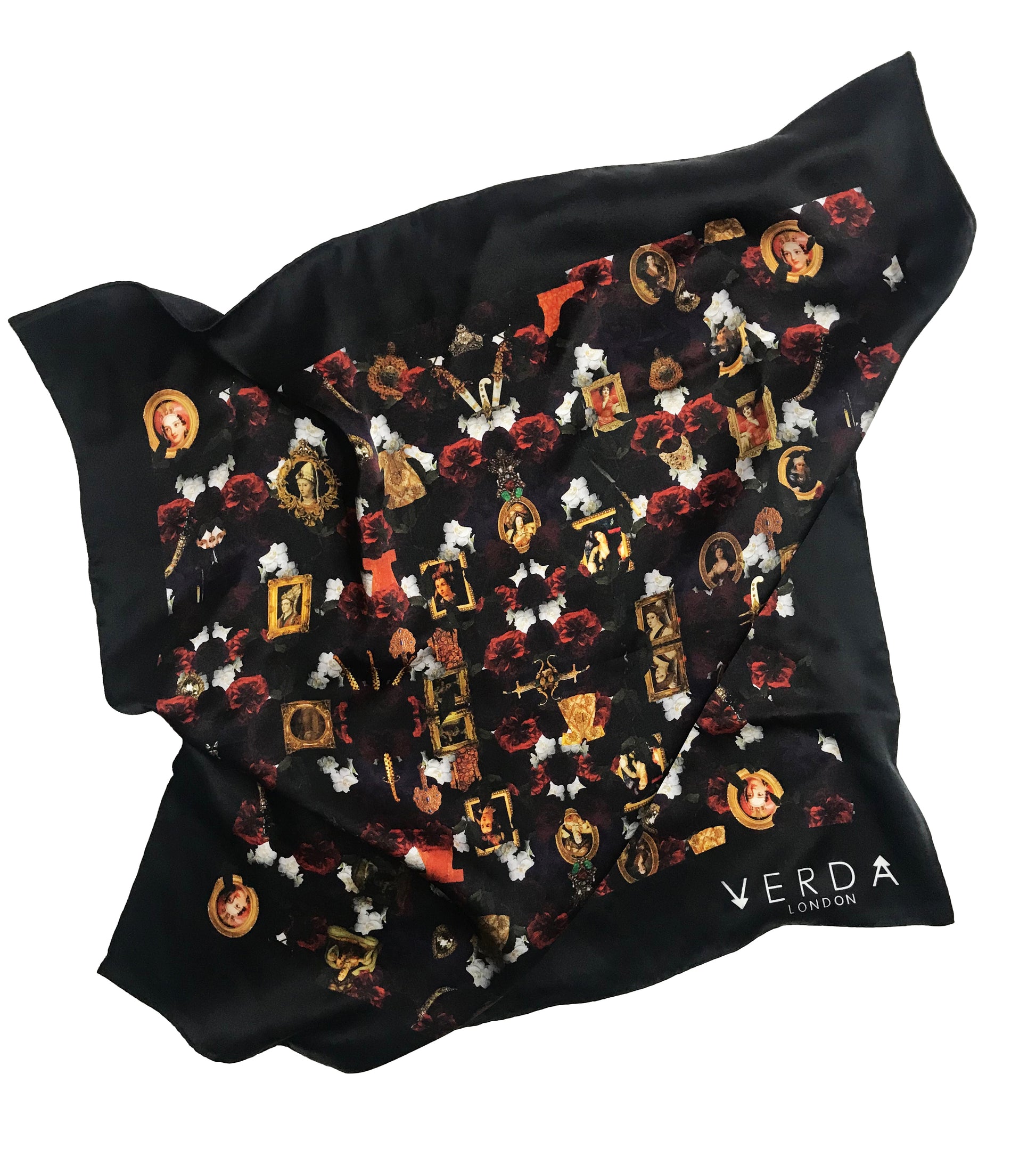 'KADIN' The Black Silk Scarf of Women's Empowerment